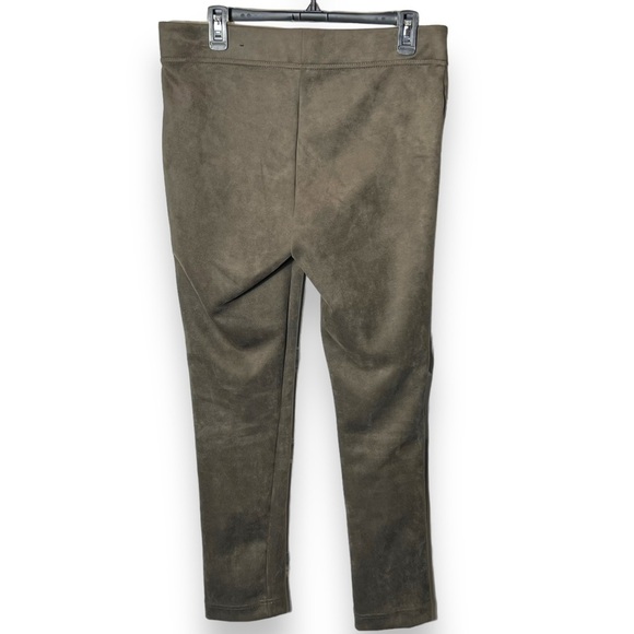 Andrew Marc Brown Faux Suede Leggings, Medium - Picture 2 of 6